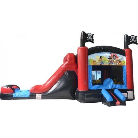 Pirate Bounce House / Dry Slide Combo #2