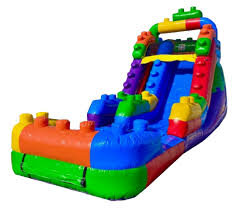 15ft Mega Block Waterslide 