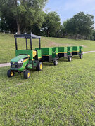 John Deere Trackless Train 