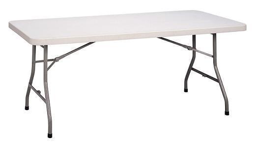 6 ft Rectangular Plastic Table