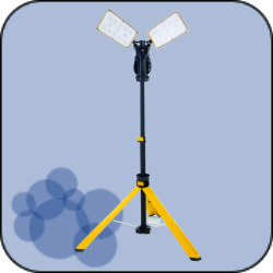 Outdoor Tripod Lighting - 9000 Lumen