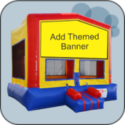 Hip-Hop Bounce House - Add Theme Banner (Dry)Special Price: starting at $145!Orig. Price: $165