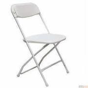 White Plastic Chair - Adult