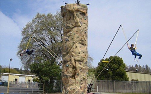 Rock Wall with Monkey Motion (Staff Included)