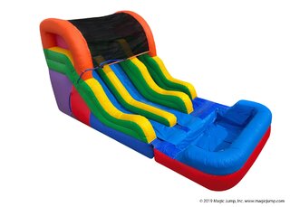 12ft Fun Dual Lane Waterslide