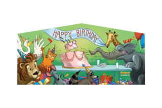Happy Birthday Art Panel