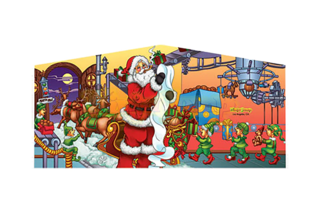 Santa Claus Art Panel