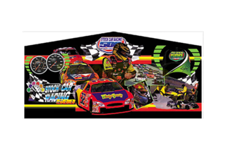 Stock Car Racing Art Panel