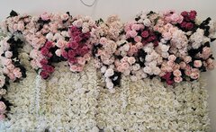 Flower Wall & Centerpieces