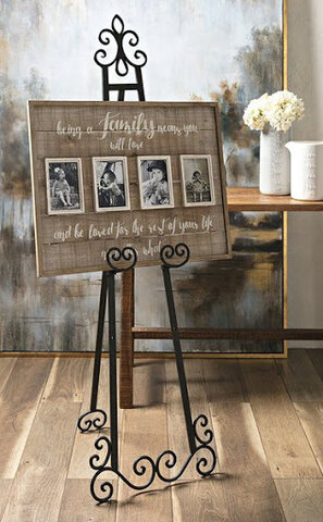 WROUGHT IRON EASEL