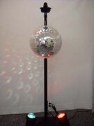 MIRROR BALL WITH STAND