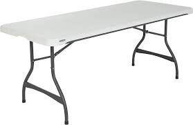 TABLE BANQUET 6' PLASTIC (delivery only)