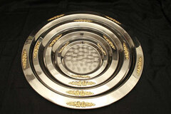 TRAY 25" ROUND STAINLESS