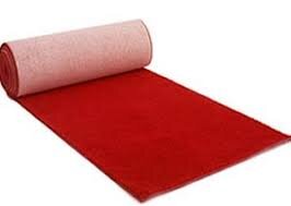RED CARPET, 25 FT  (indoors only)