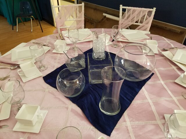 Vase Square Glass 4 x 4 x 4