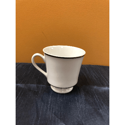 White Gold Coffee Cup