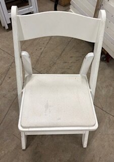 White Wooden Chairs - Rustic