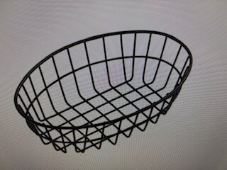 Bread Basket Black Wire