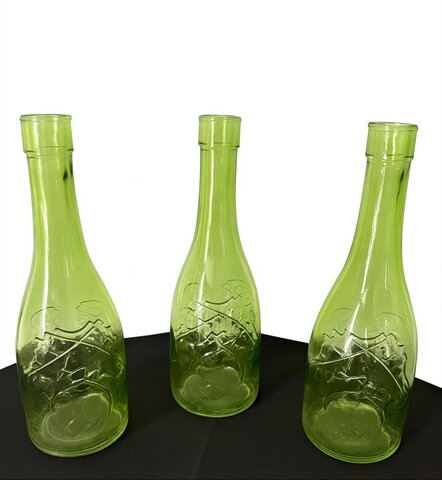 Green Round Vases