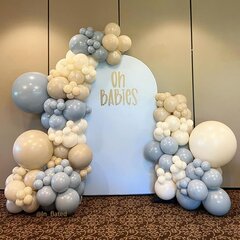 Backdrop White Arched 4'