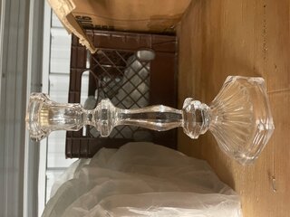 Glass Candle Stick Holder - Call for availability