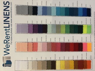 Polyester Linen Colors
