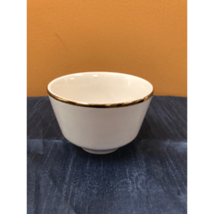 Ivory Gold Soup Cup