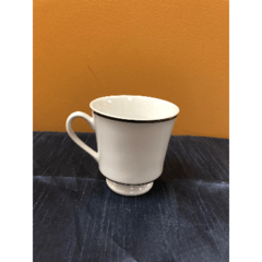 White Gold Coffee Cup