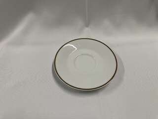 White Gold Coffee Saucer - Rack 44