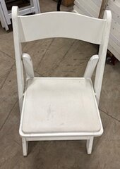 White Wooden Chairs - Rustic