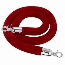 Dark Red Velvet Rope - 78