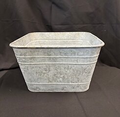 Metal Square Drink Tub