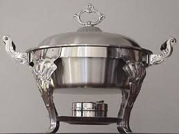 Chafing dish 6 QT Silver Round