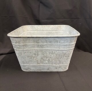 Metal Square Drink Tub