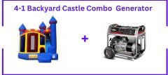  4-1 Backyard Castle Combo + Generator for park