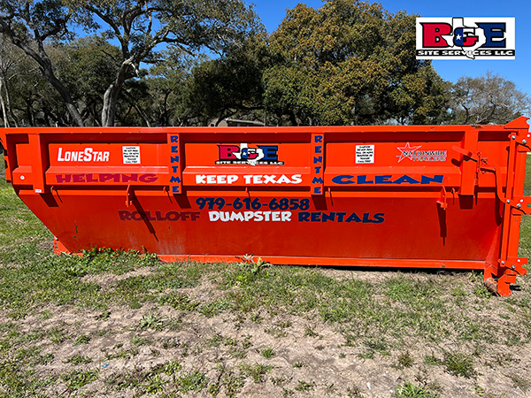 Dumpster Rental Service El Campo, Texas - B&E Site Services