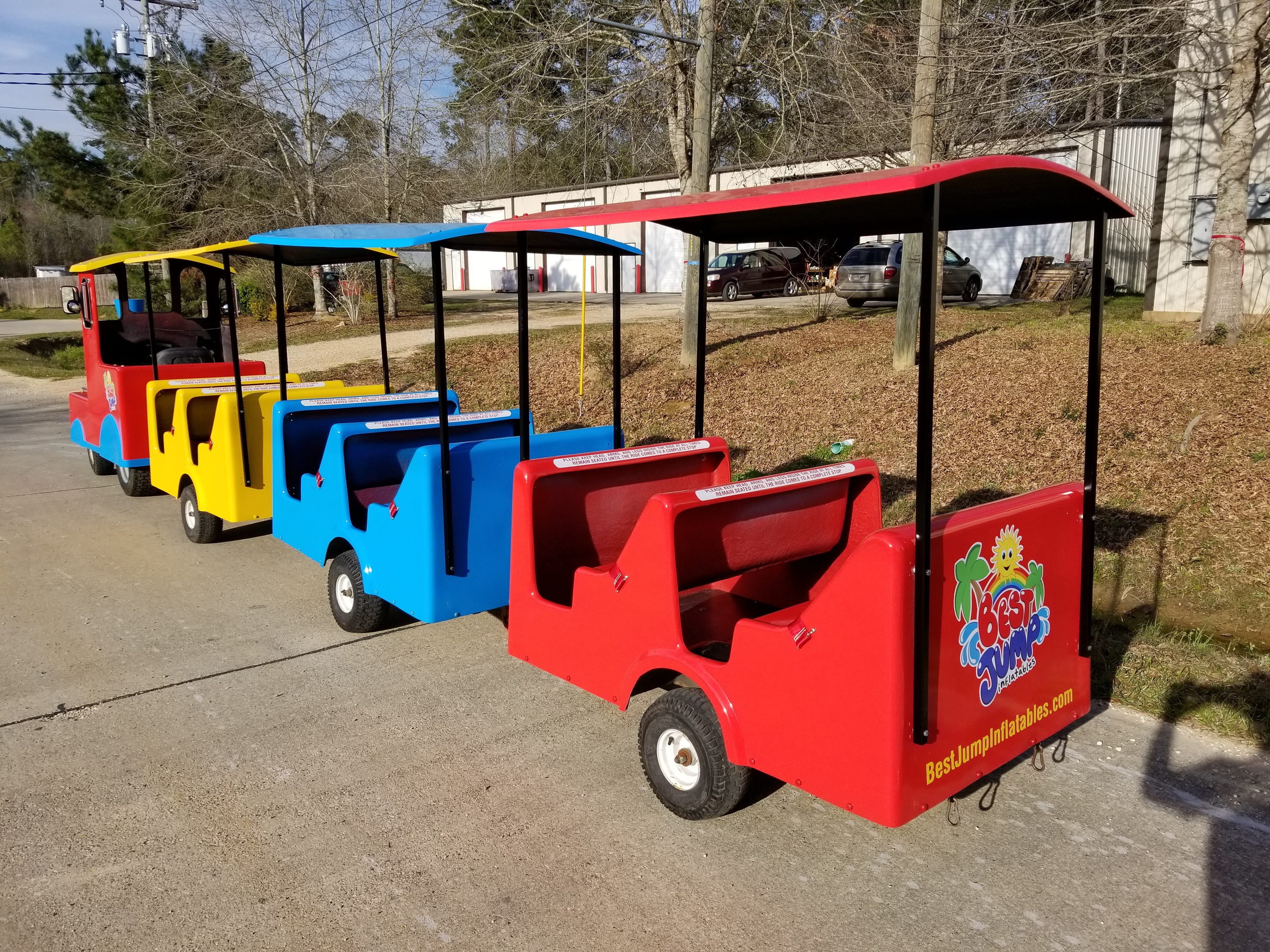 Trackless Train Best Jump Party Rentals Mandeville LA