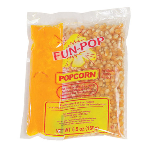 Popcorn & Bags, 8 Servings