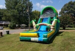 16 FT Tropical Water Slide Best for ages 4+Size 27' L x 13' W x 16' H