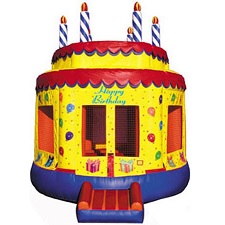 Birthday Cake Moonbounce