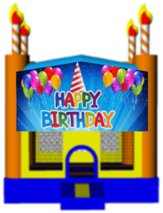 Happy Birthday Cake 13x13 Fun House