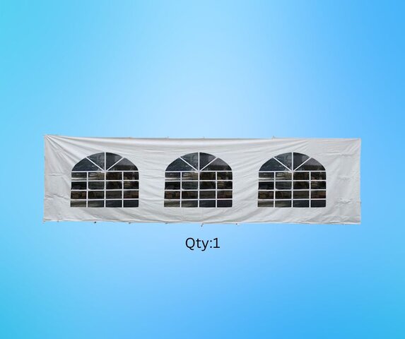 30' Long Cathedral/Window Side Walls For High Peak Tents