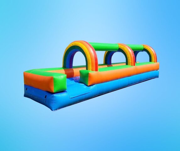 25' Rainbow Inflatable Water Slip n Slide