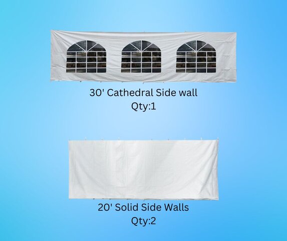 Tent Side Wall Package (20x30)