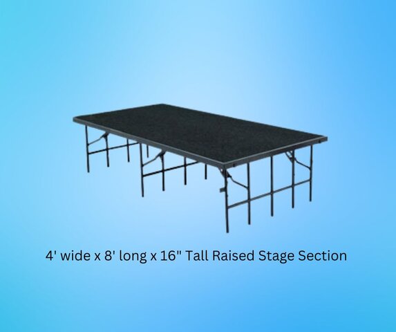4' x 8' Raised Stage Sections