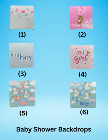 Baby Shower Backdrops