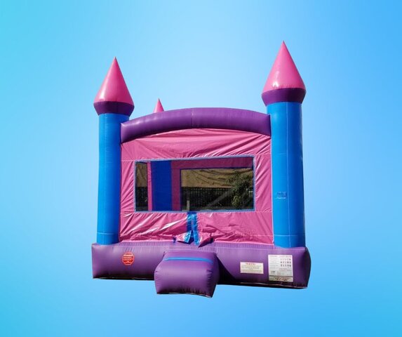 Basic Pink Bounce House 