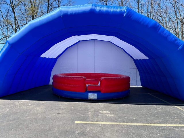 Mechanical Bull, Chicken Wing or Buffalo w/ Inflatable Covering