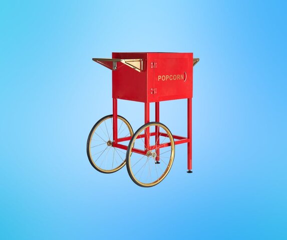 Nostalgic Popcorn Machine Push Cart for our Popcorn Machine
