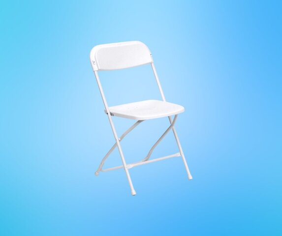 White Folding Chair (each)